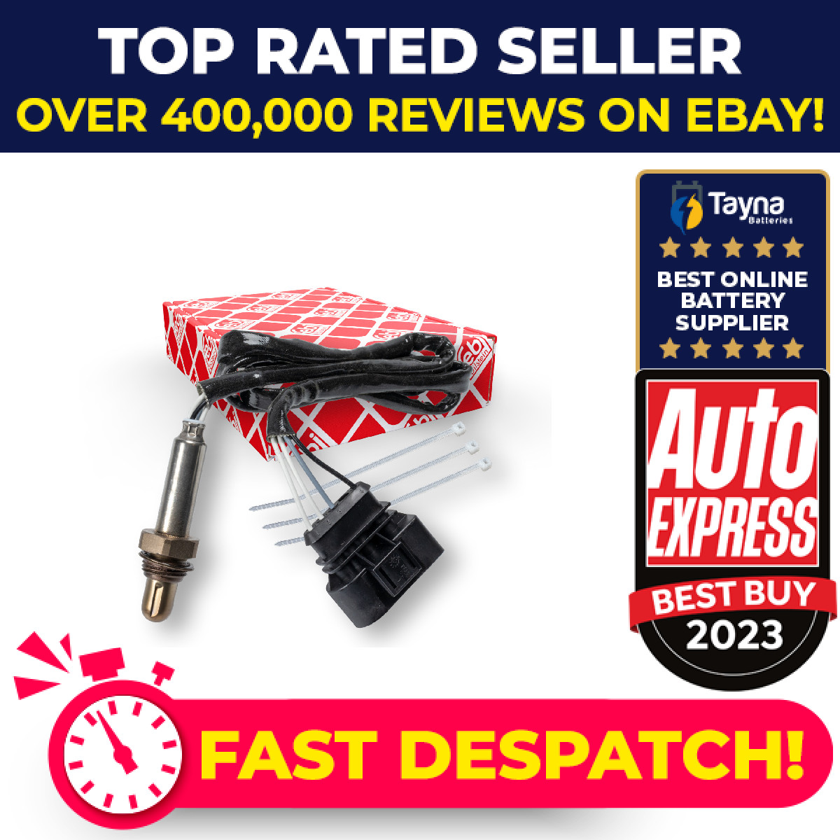 Lambda Sensor fits VW TRANSPORTER Mk4 2.5 96 to 03 AET Oxygen 021906265BN Febi