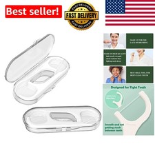 20 Pack Floss Picks with 2 Portable Cases - Effortless Dental Care On-the-Go