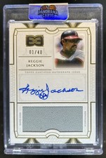 2024 Topps Definitive Reggie Jackson Jersey Auto #/40 Angels
