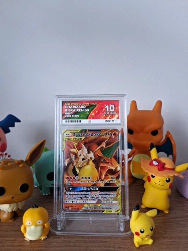 Pokémon TCG Charizard & Braixen GX 006 Striking Competition Chinese Holo ACE 10