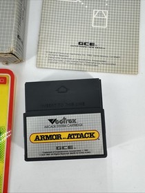 Armor Attack Vectrex Complete In Box CIB Good Shape With Overlay Manual Tray