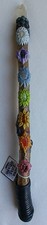 Silver birch wand, handmade, chakra stones/quartz, pentacle, witch/gift/altar