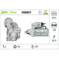 Anlasser Starter 12 V 1,8 Kw 10 ZäHne Valeo FüR U.A. Fiat Panda