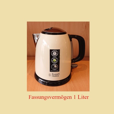 Russell Hobbs Wasserkocher Colours Plus+ Classic Cream 24994-70 - 1,0 L - creme