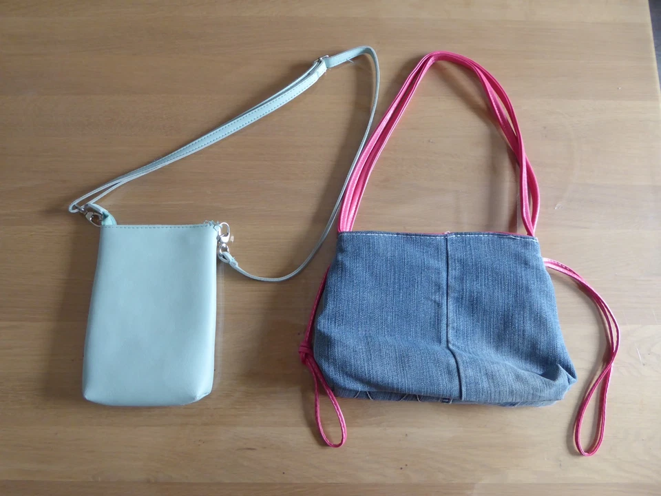 2x Kindertasche / Tasche / blau / Kunstleder / Denim / Monaco / Kiss Me - Bild 2 von 4
