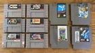 VINTAGE SUPER NINTENDO SNES NES ZELDA CASTLEVANIA LOT OF 10 VIDEO GAMES UNTESTED