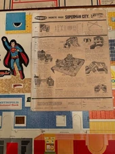 1966 Remco Superman City Magnetic Playset