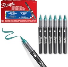 Sharpie Creative Marker Acrylic Paint Pens | Brush Tip Water-Based Paint Markers