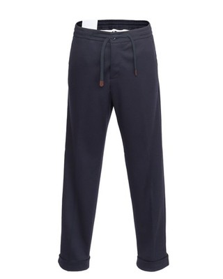 NWT MARCO PESCAROLO PANTS Caracciolo Navy blue jersey wool trousers luxury 50