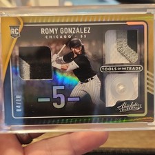 Panini Absolute Romy Gonzalez White Sox Rookie Tools Trade Gold #TTT3-RG /10