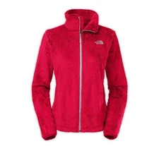 THE NORTH FACE Osito 2 Rose Red Pink Full Zip Fleece Jacket Women’s Size Small