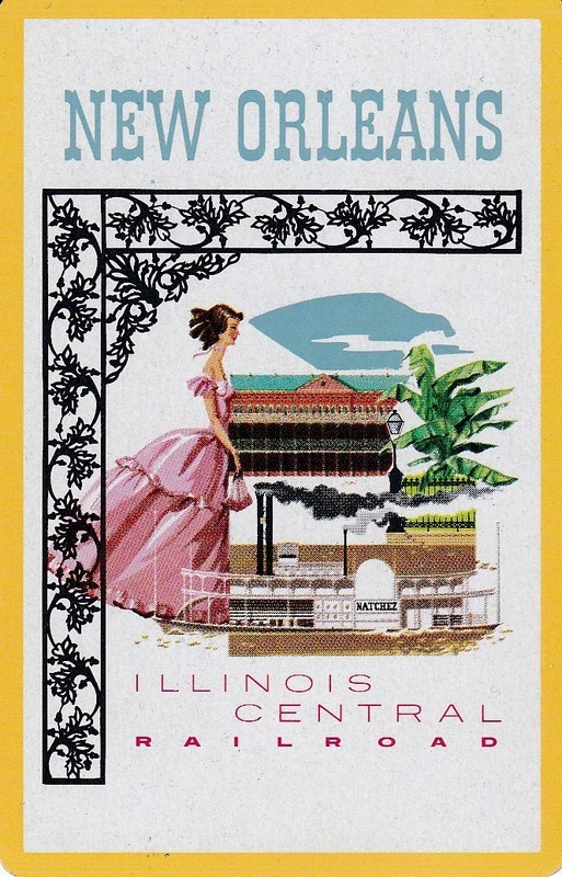 Railroad Collectibles-Illinois Central IC-12A c1958-Swap Single Card