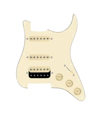920D Custom HSS Loaded Pickguard For Strat With An Uncovered Roughneck Humbuc...