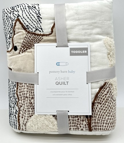 Pottery Barn Asher Baby Toddler Quilt~NEW