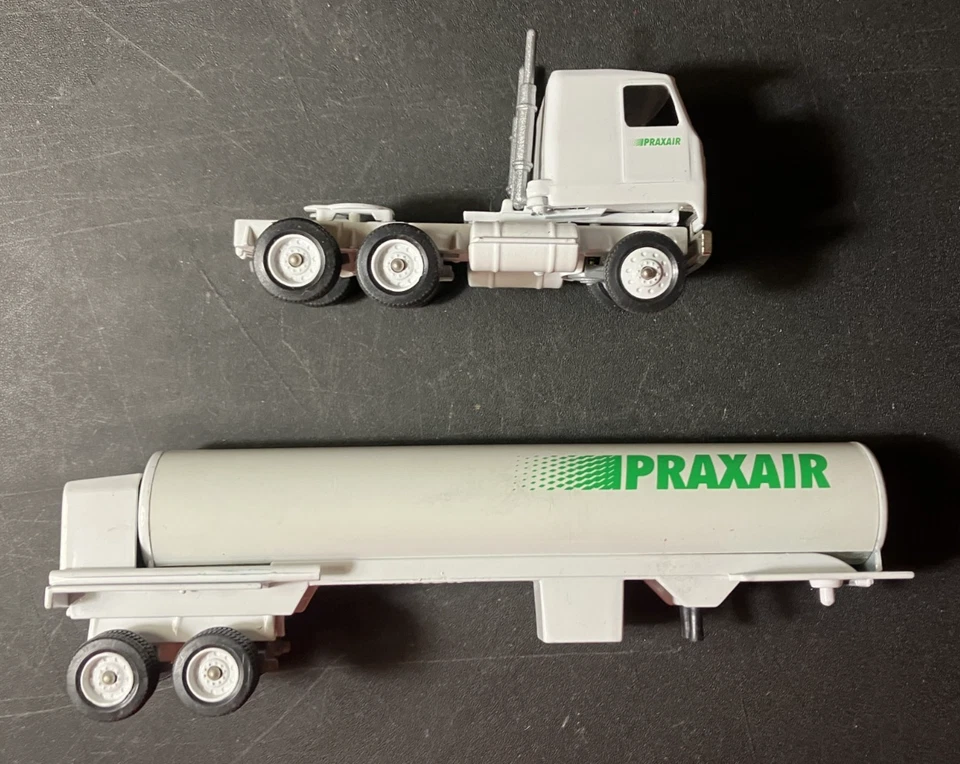 Remolque blanco Winross Praxair camión cabina y cisterna diecast 1:64 - LIMPIO CASI NUEVO Foto 4 de 4