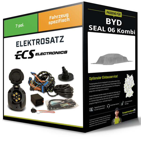 Elektrosatz 7-Pol Spezifisch für BYD Seal 06 Kombi 07.2025-Jetzt NEU-image