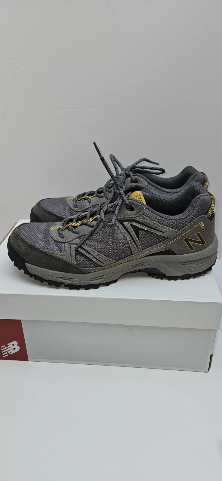 New Balance MW659BG1 Country Walking Trail Shoes Gray Suede Men's Size 10D