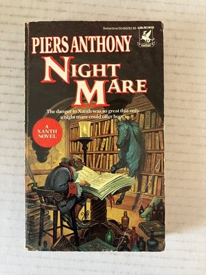 Night Mare Piers Anthony 1987 Xanth Novel Fantasy Del Rey Ballantine