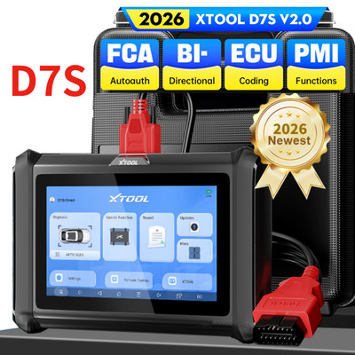 2026 DE XTOOL D7S OBD2 Diagnosegerät ECU-Codierung Schlüsselprogrammierung neu