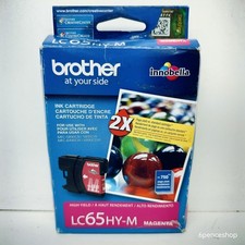 Deformed Box 10/2022 Brother LC65HY Magenta Ink Cartridge