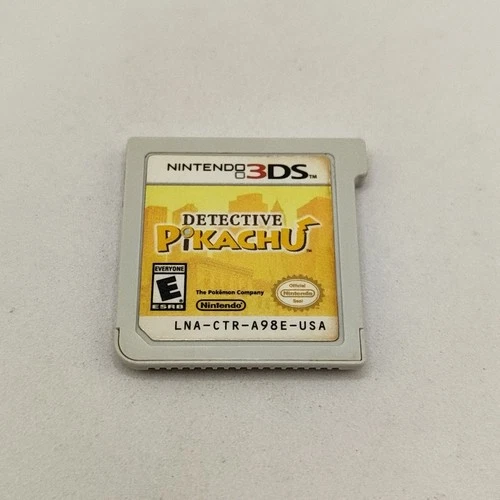 Detective Pikachu (Nintendo 3DS, 2018) Cartridge Only Tested Working Pokemon