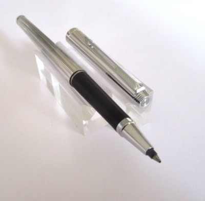 Stylo Roller Parker 180 Motifs Striés Prestige - Occasion, Très Bon état