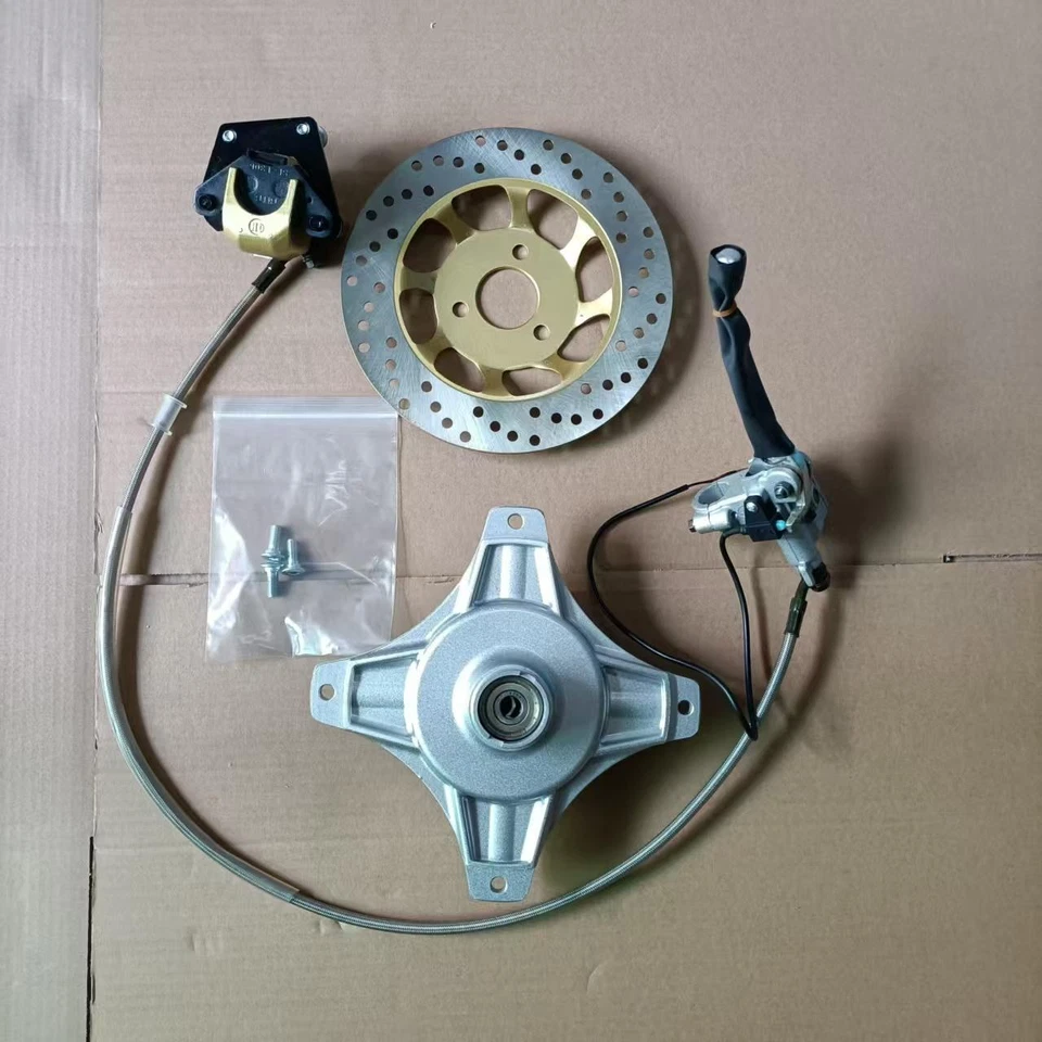 For Honda DAX CT70 Inverted Fork Gold Disc Brake Mini Trail Shocks Suspension - Image 3 of 4