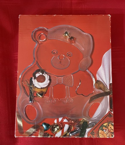 Plato pesado de oso de peluche de cristal para servir vacaciones Mikasa - Imagen 6 de 12
