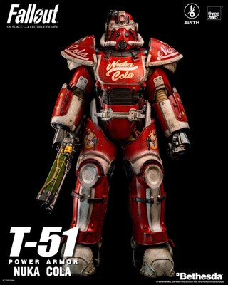 ThreeZero 3Z07730W0 1/6 Fallout T-51 Nuka Cola Power Armor Action Figure Model