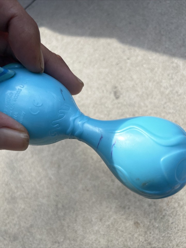 Disney The Little Mermaid Maraca Rattle Flounder Baby Toy Jakks 2013 eBay