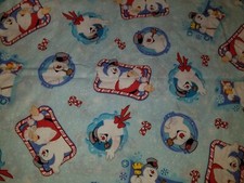 LINED WINDOW VALANCE CURTAIN 42 X 12 CHRISTMAS FROSTY THE SNOWMAN SANTA WINTER