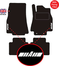 Mercedes A Class W169 2005 - 2012 Tailored Car Mats Uniqe logos 2 round clips