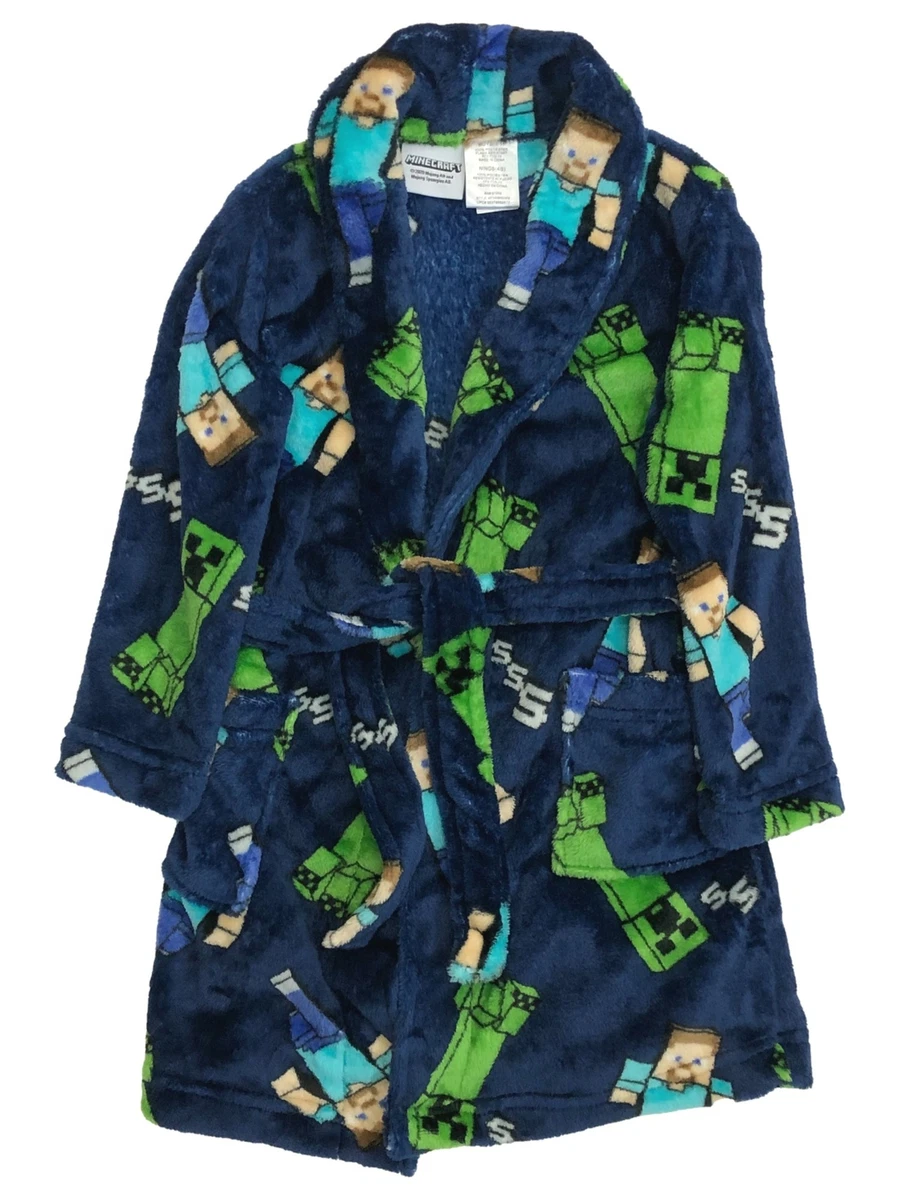 Minecraft boys dressing gown 2025