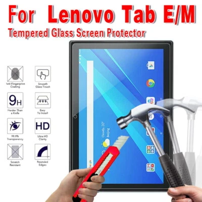Tablet Tempered Glass Screen Cover For Lenovo Tab E7/E10/M7/M8/M10/M10 Plus