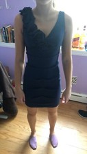 Navy prom, sweet 16, special event dress size 4, wedding, sweet 16 short dress
