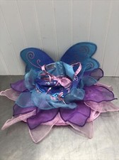 Build A Bear Clothes BABW Dress Blue Pink Butterfly Fairy Wings Costume Dance