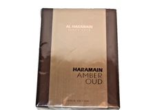Al Haramain Unisex  Amber Oud Gold Edition EDP 2.0 oz NIB Torn Plastic
