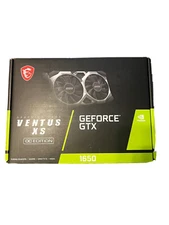 Used MSI Ventus XS OC Edition Nvidia GeForce GTX 1650 4GB GDDR5 Graphics Card