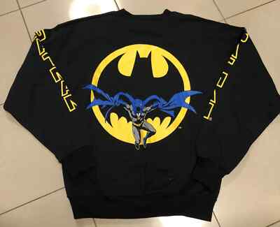 80s BATMAN DC comics スウェット　墨黒　フェード 80s BATMAN DC comics スウェット 墨黒 フェード