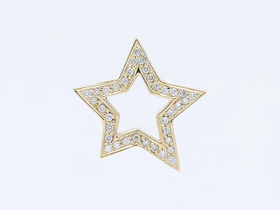 Top Preis Juw. Christ Anhänger 0,30 ct. Brillanten Diamanten 585 Gold Deta - Bild 2 von 4