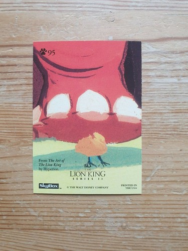 Disneys Der König der Löwen Sammelkarten - Serie II - SkyBox - verschiedene - Bild 10 von 108