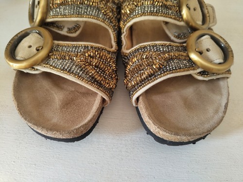 Ladies Maliparmi Beads Slippers Sandals - sz 36 - Picture 4 of 10