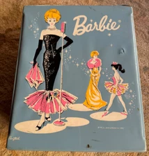 Barbie Carrying Trunk,Blue,  1962, By Mattel