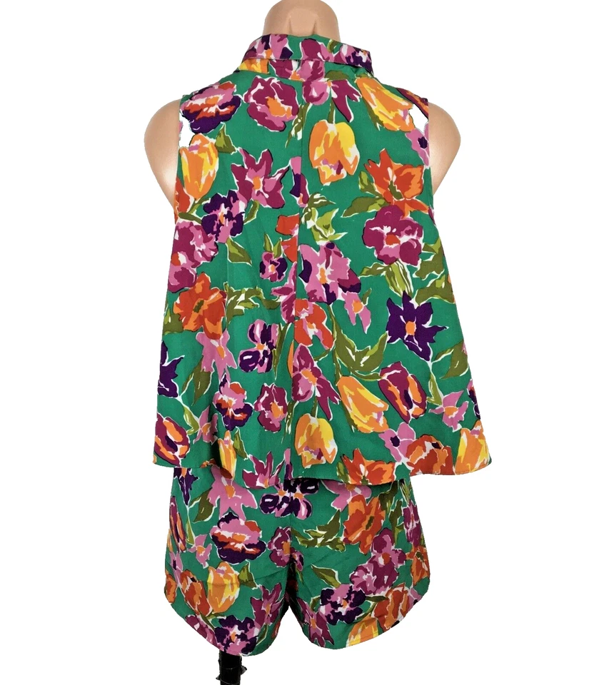 Vintage Victoria’s Secret Set 2pc Gold Label Camisole Top Crop & Shorts Sz S - Image 2 of 4