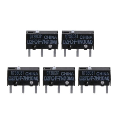 5Pcs Omron Mouse Micro Switch D2FC-F-7N (10M) for Logitech Microsoft Button