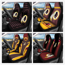 Car Seat Cover Personalized Nonslip Seat Protector 2Pc for Washington Redskins