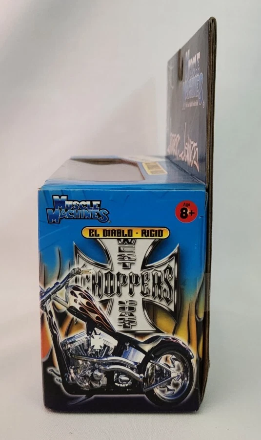 Jesse James Muscle machines 1:18 West Coast Choppers El Diablo - Rigid - Image 4 of 4