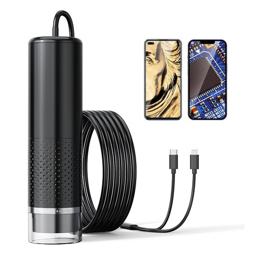 USB Mikroskop Lupe 10-200X 1080P Microscope Kamera 8LEDs Handy PC Microscope - Bild 11 von 16
