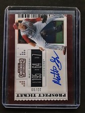 2019 Panini Contenders Draft Autograph Matt Gorski Prospect Ticket Auto 33/99