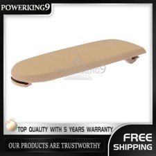Tapa de cubierta de reposabrazos de consola central de cuero beige para VW Jetta Golf MK4 Beetle